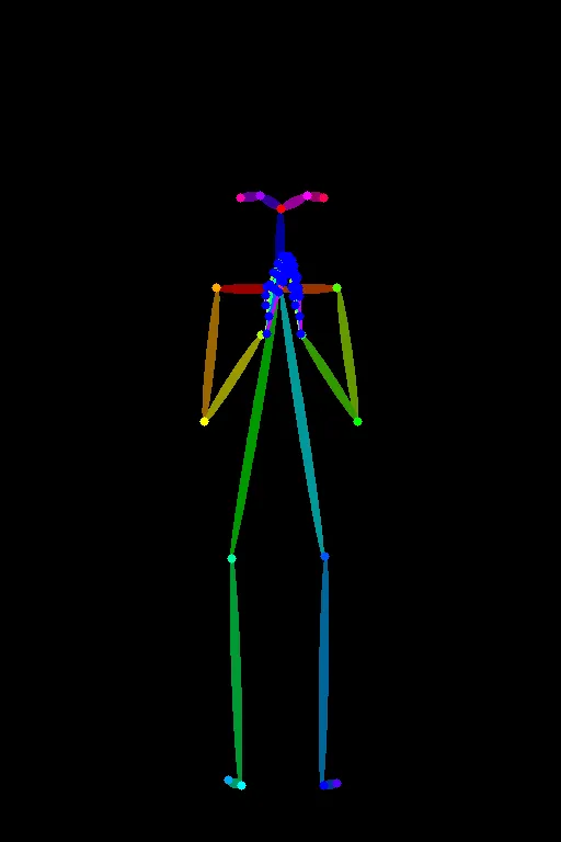 姿勢データ(derived from: https://civitai.com/models/195165/openpose-praying)